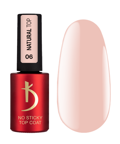 Kodi Professional No Wipe Natural Top Coat Gel Finish 06 - 7ml