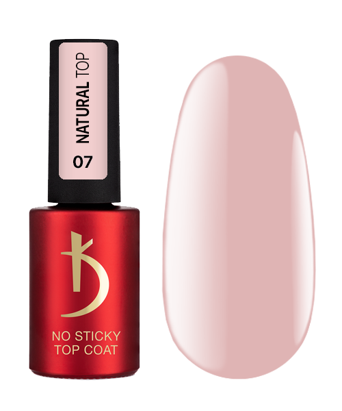 Kodi Professional No Wipe Natural Top Coat Gel Finish 07 - 7ml