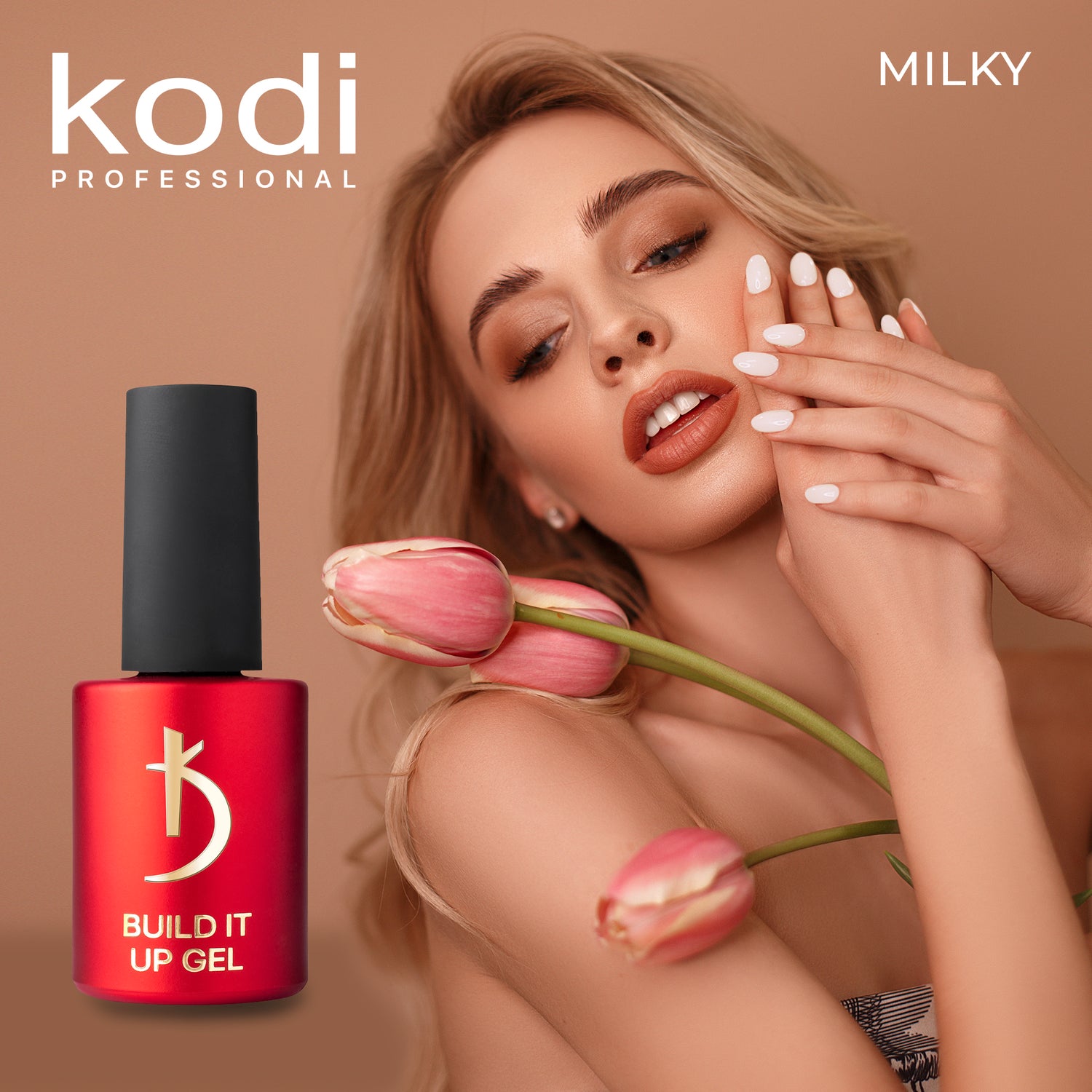 Kodi Professional Modeling Builder Gel Build it Up Milky - 15ml