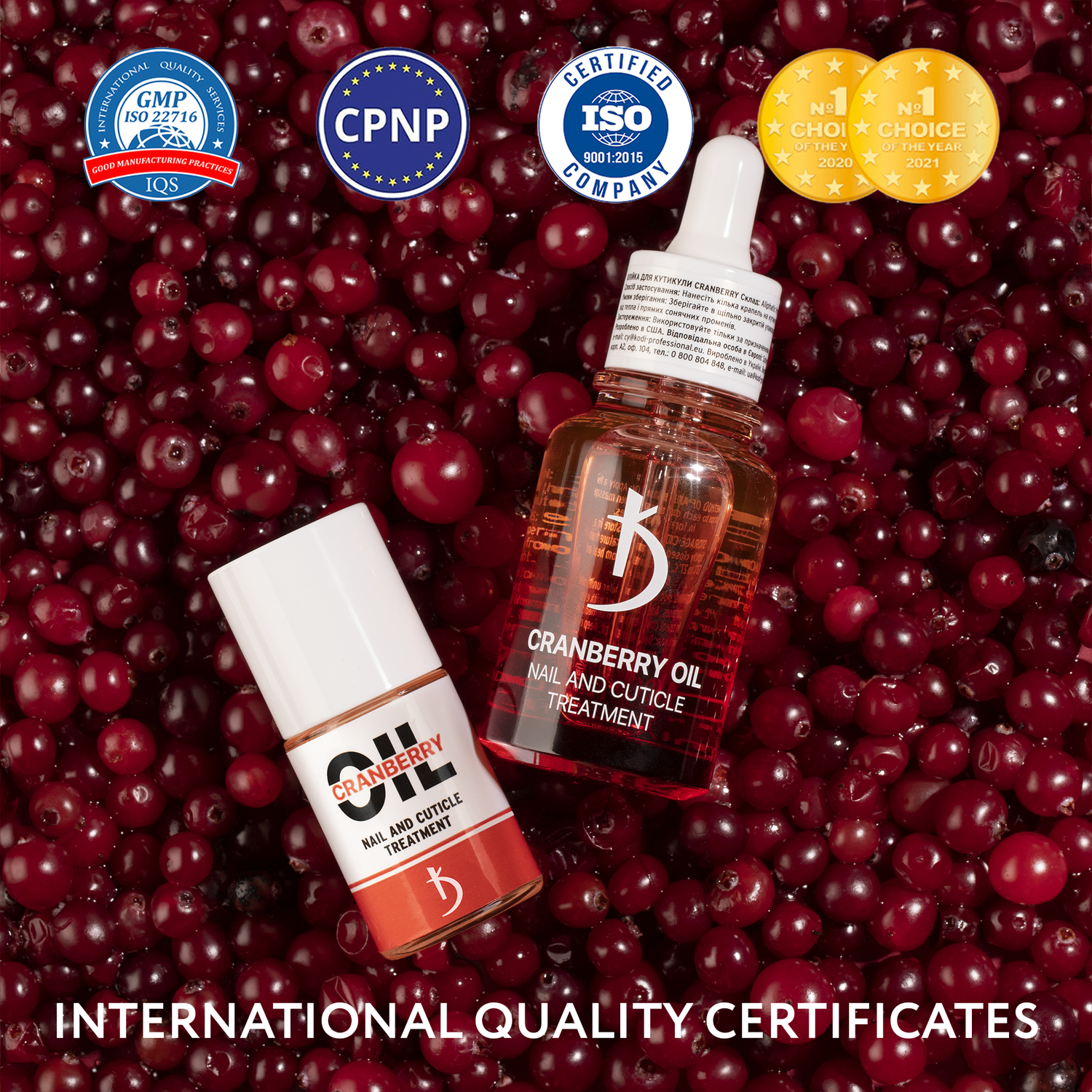 Kodi Professional Cuticle Oil - Cranberry 30ml