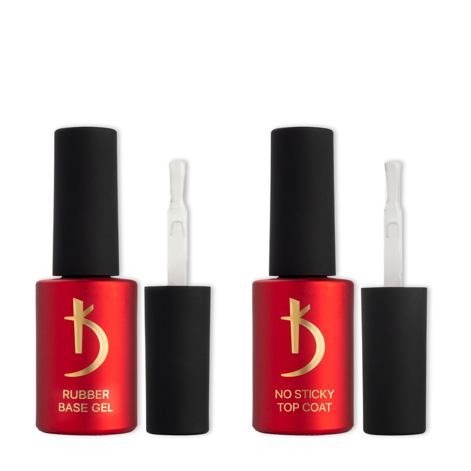 Kodi Professional Rubber Base Gel & No Wipe Top Coat Gel Polish (2*7ml)