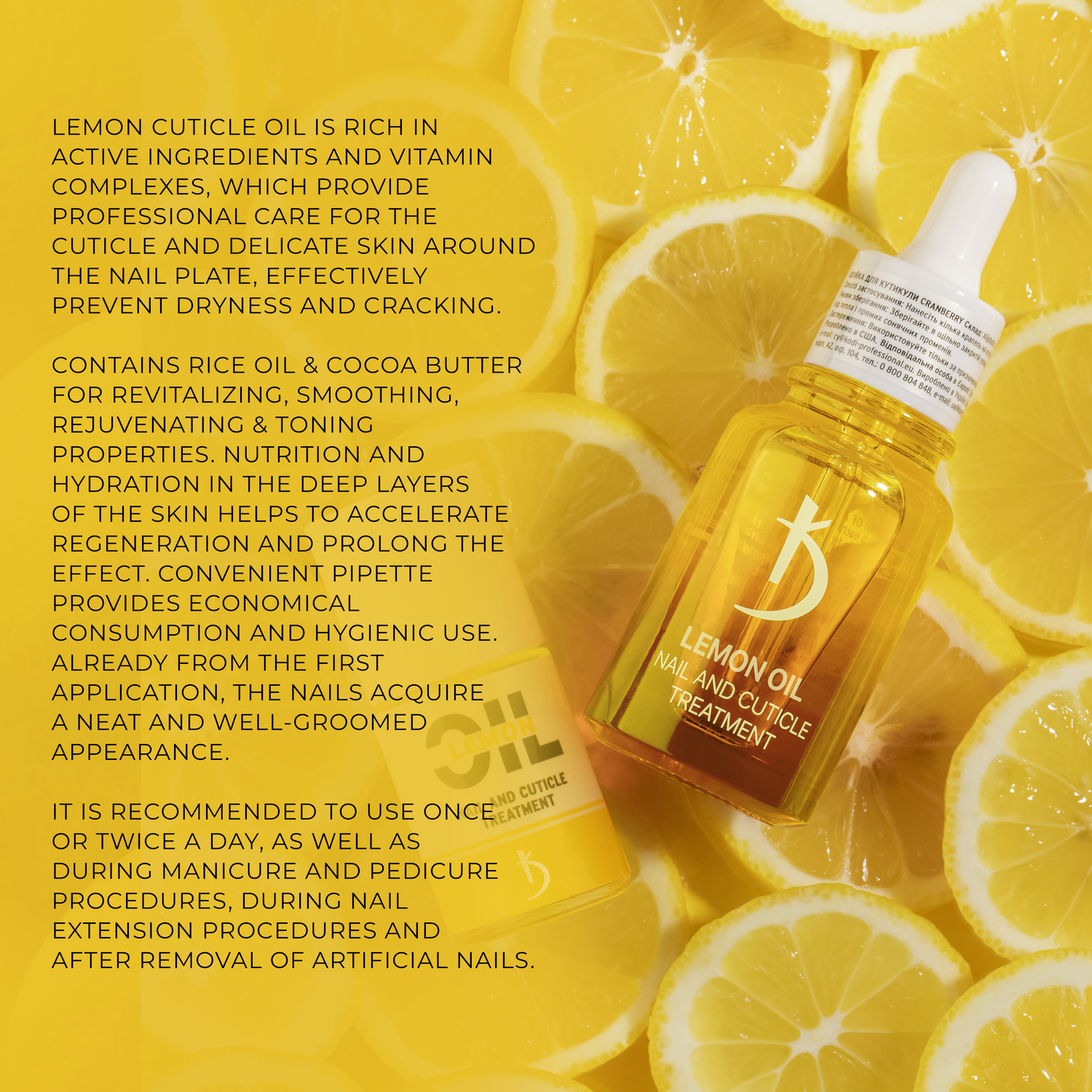 Kodi Professional Cuticle Oil - Lemon 30ml