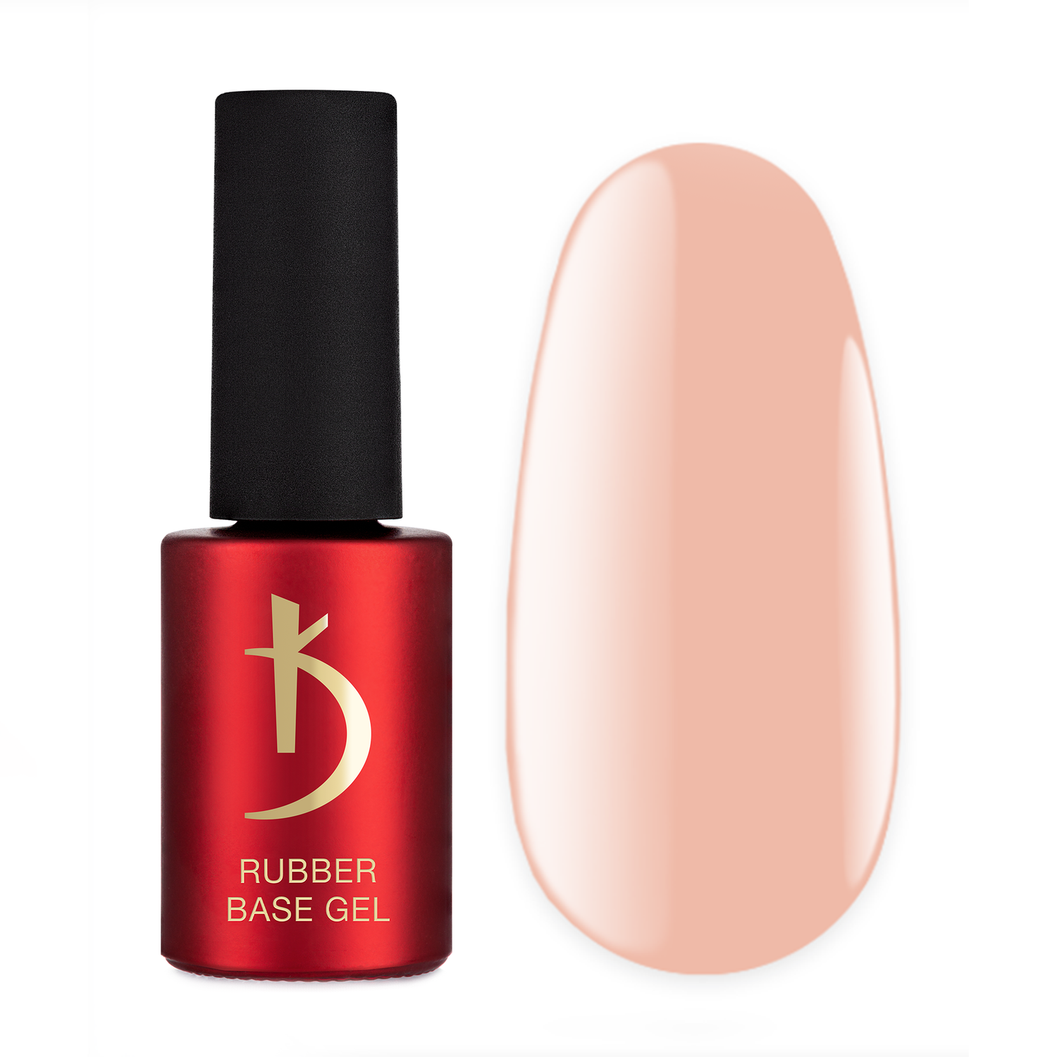 Kodi Professional Color Rubber Base Gel Peach 7 ml