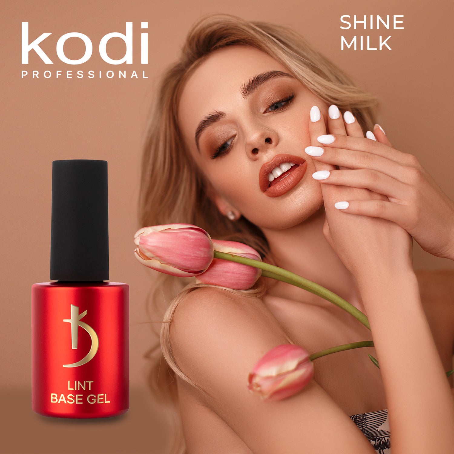 Kodi Professional Lint Base Gel Shine Milk - 7 ml