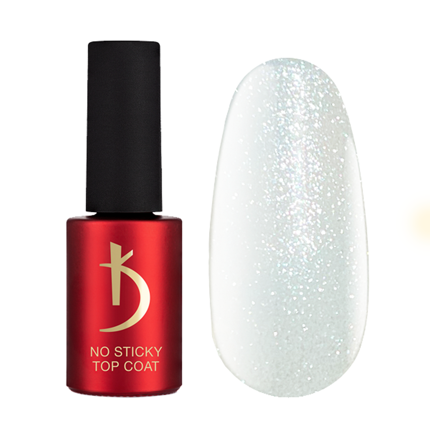 Kodi Professional No Wipe Top Coat Gel Finish Sparkle - 7ml