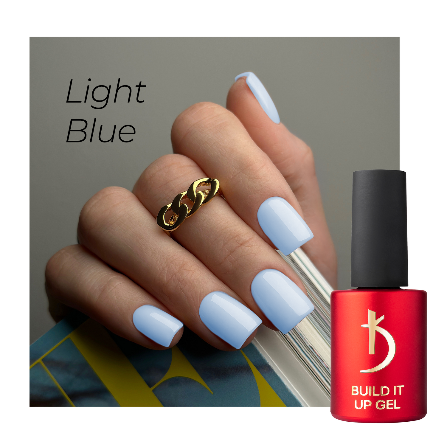 Kodi Professional Modeling Builder Gel Build it Up Light Blue - 15ml
